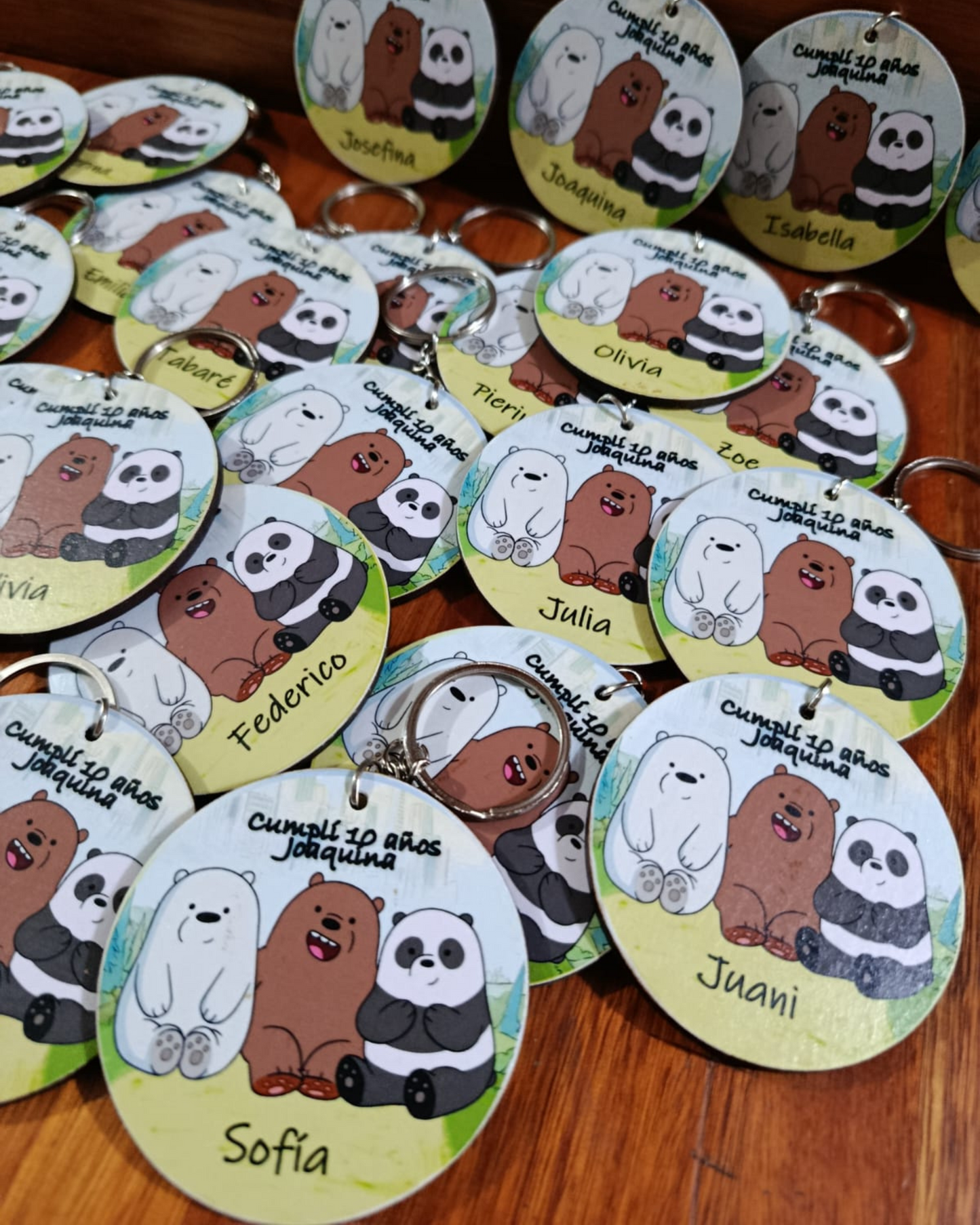 Llaveros personalizados