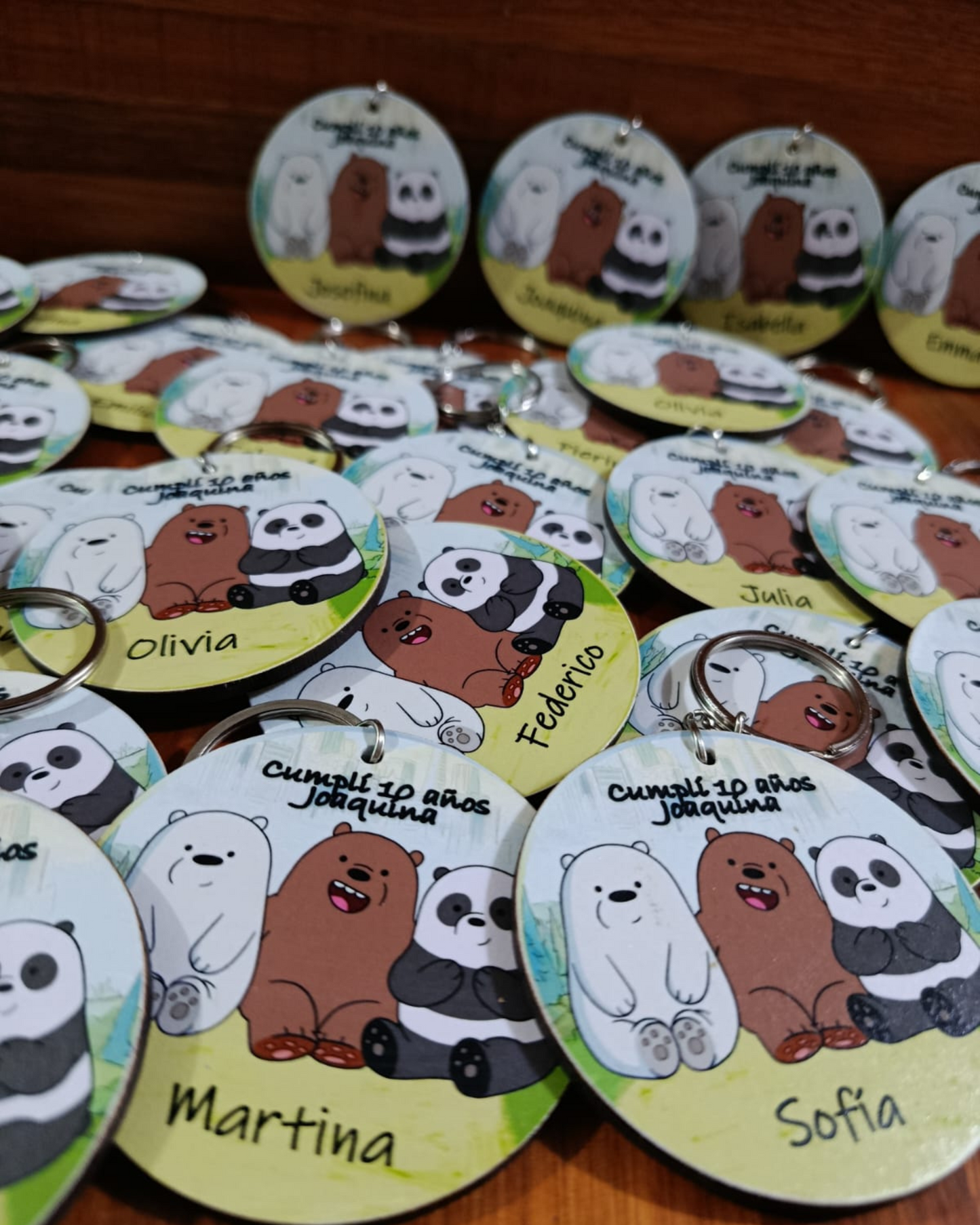 Llaveros personalizados